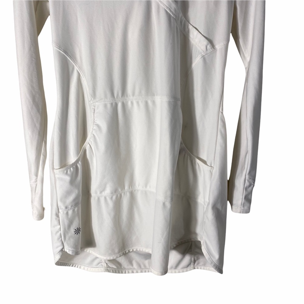 Athleta Hoodie White Sz Small - Picture 3 of 10